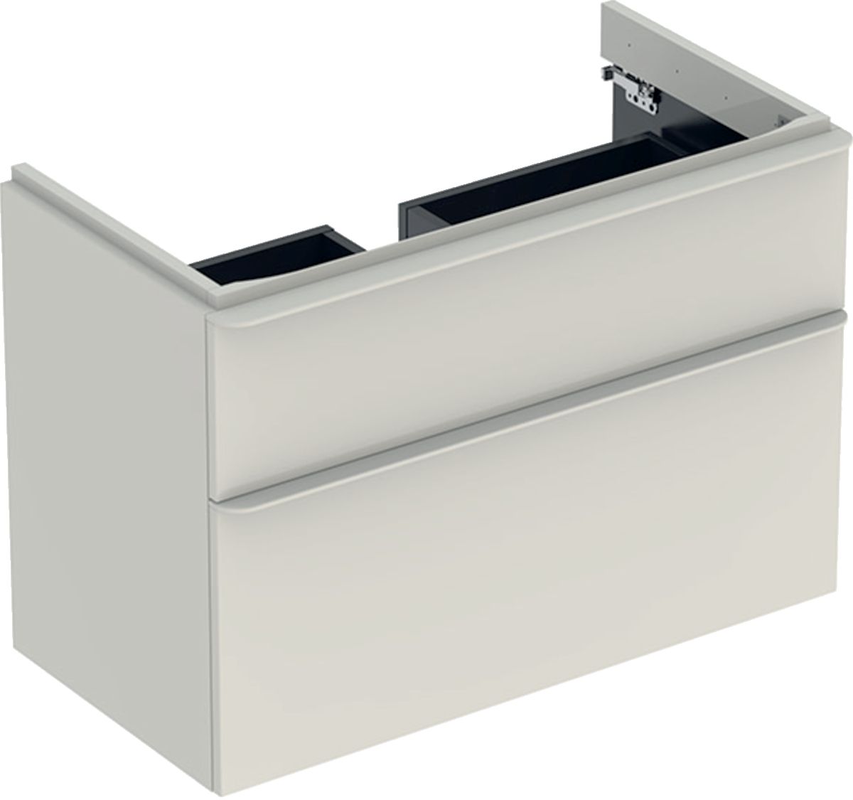 Geberit Smyle Square tavolino decorativo 88.4x47x61.7 cm sottolavabo sospeso grigio 500.354.JL.1