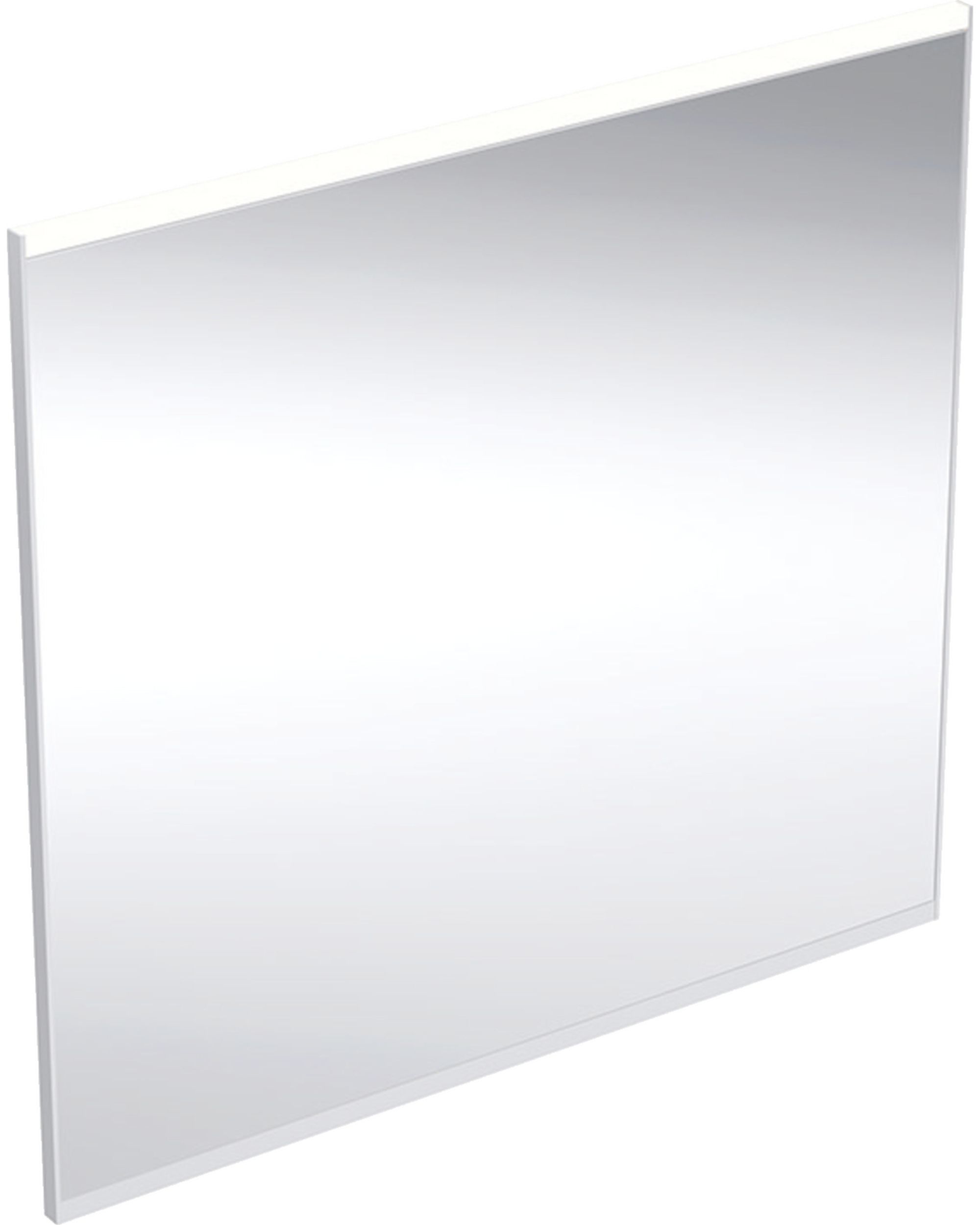 Geberit Option Plus Square specchio 75x70 cm rettangolare con illuminazione con tappetino riscaldante 502.782.00.1