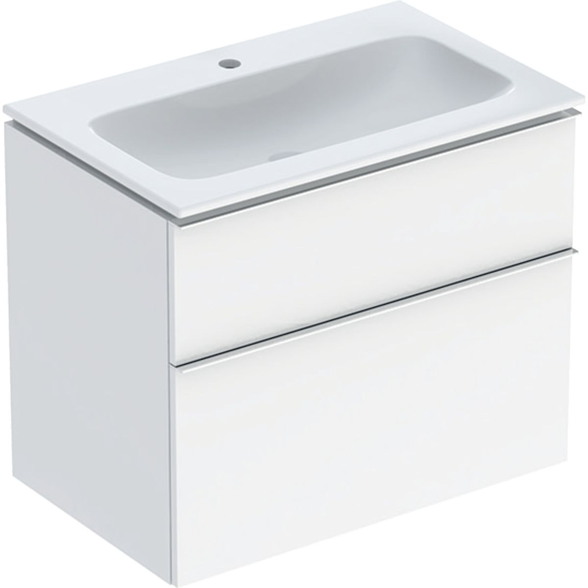 Geberit iCon lavabo con armadietto 75 cm bianco 502.332.01.2