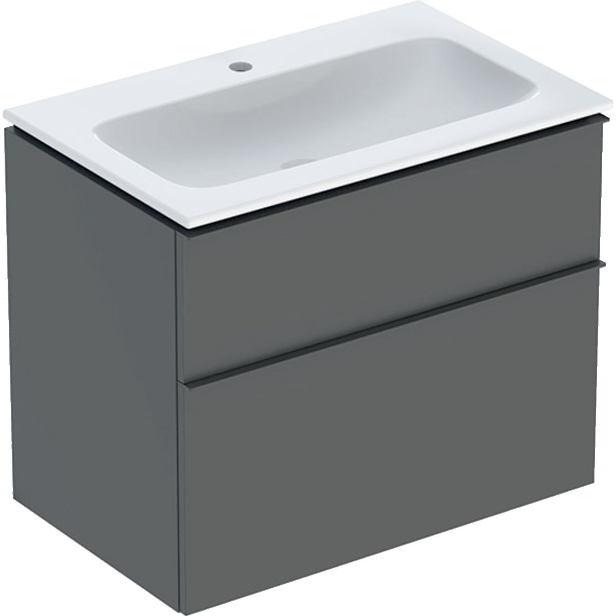 Geberit iCon lavabo con armadietto 75 cm antracite 502.332.JK.1