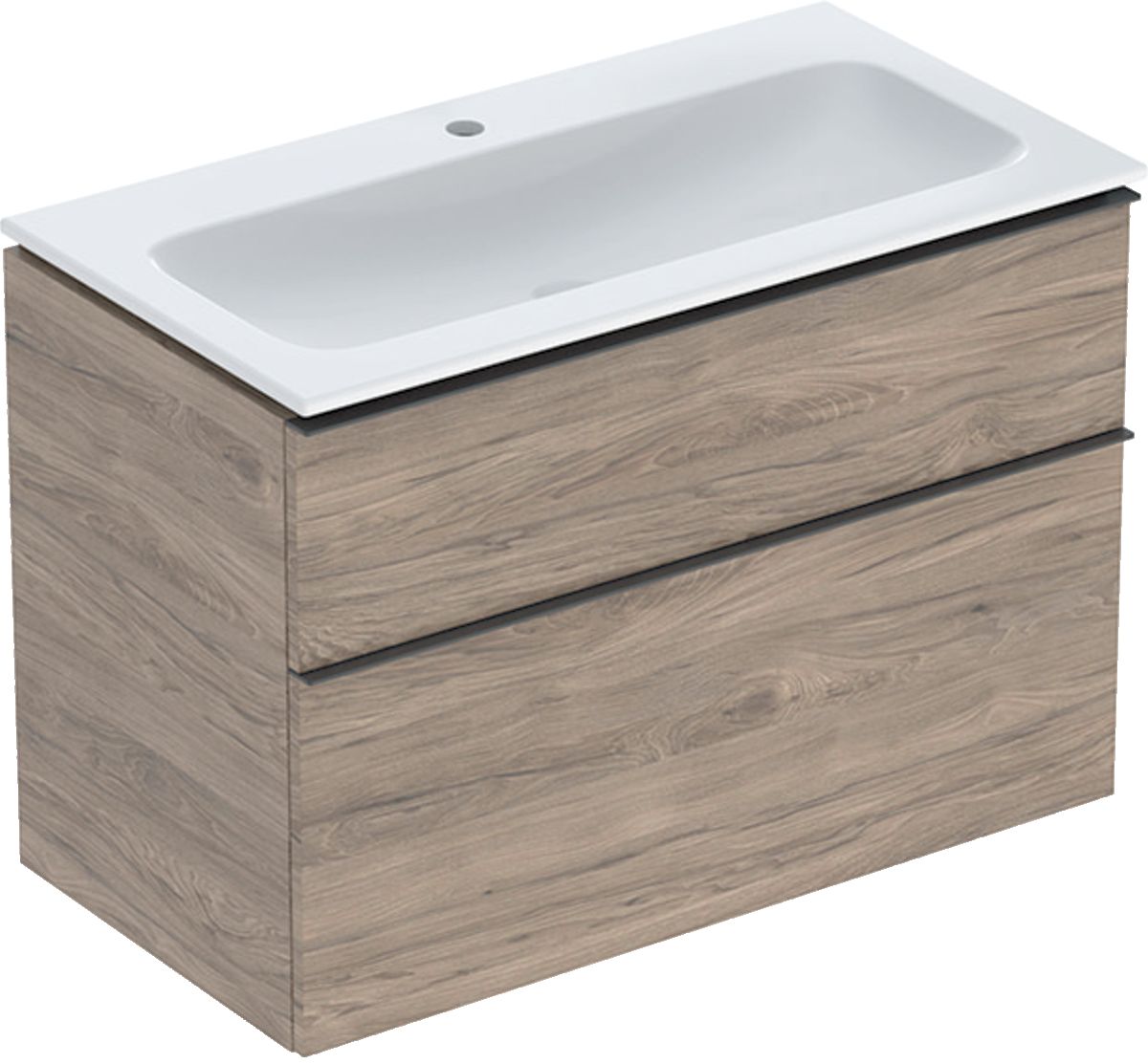 Geberit iCon lavabo con armadietto 90 cm noce 502.333.JR.1
