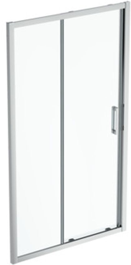 Ideal Standard Connect 2 porta doccia 115 cm scorrevole argento opaca/vetro trasparente K9276EO