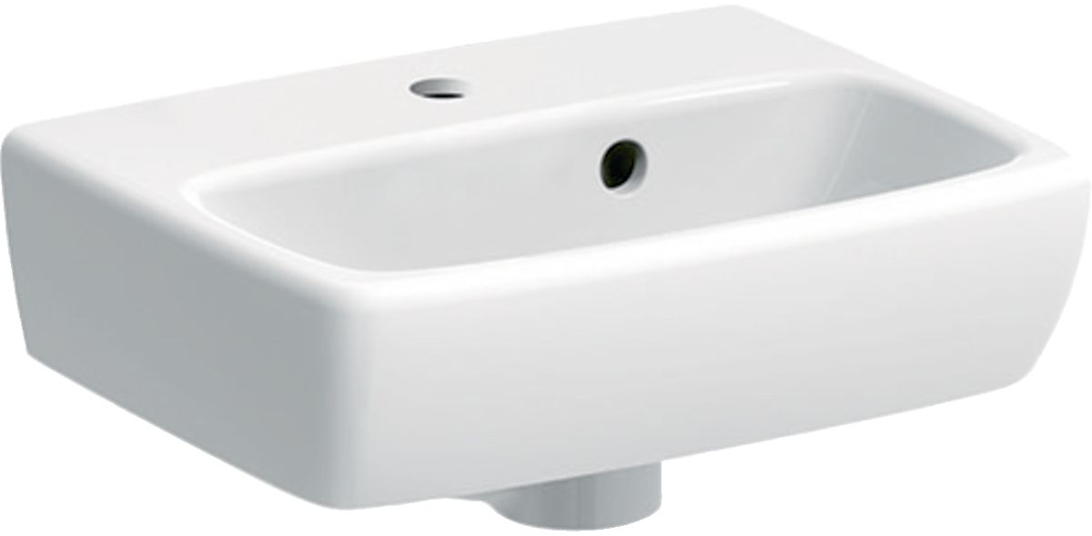 Geberit Smyle Square lavabo 36x28 cm rettangolare a parete bianco 500.316.01.7