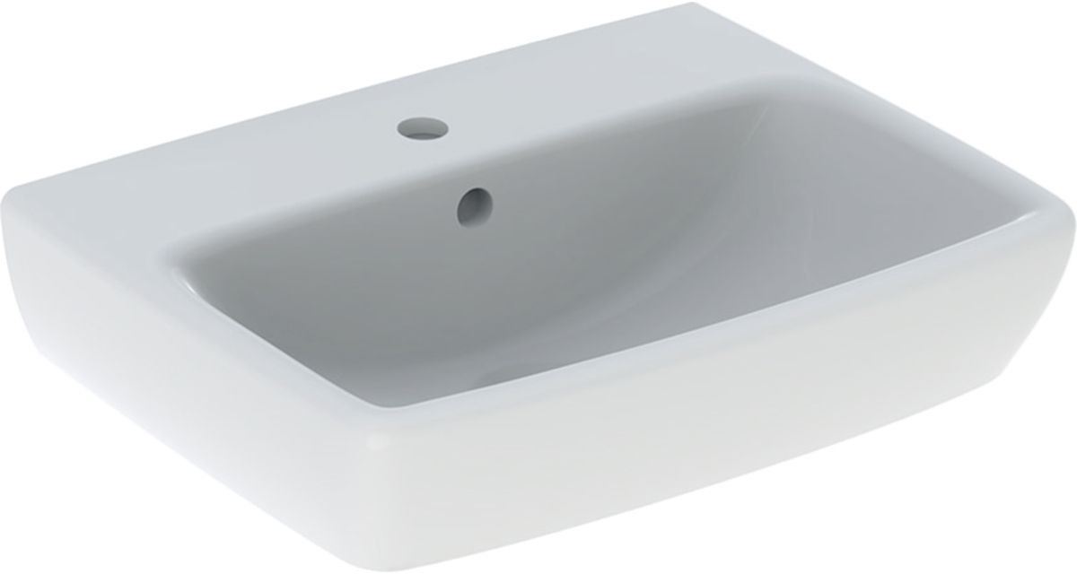 Geberit Selnova Square lavabo 50x42 cm rettangolare a parete bianco 500.310.01.7