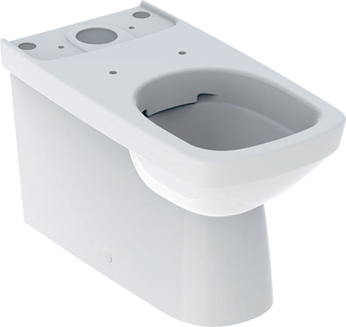 Geberit Selnova Square vaso wc a terra senza brida bianco 500.489.01.7
