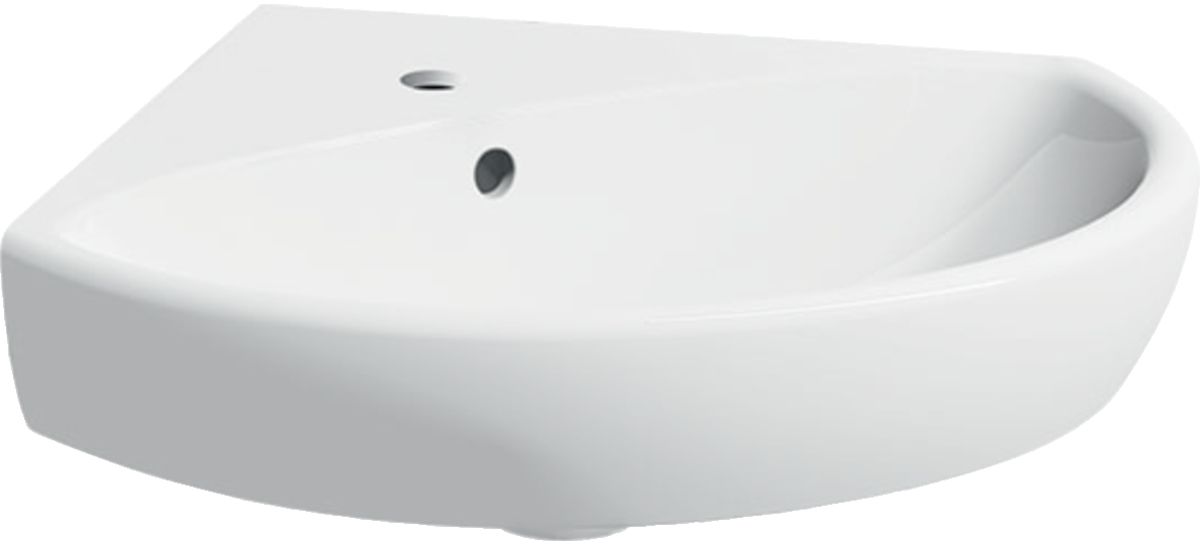Geberit Selnova lavabo 59x56 cm angolare a parete bianco 501.050.00.5