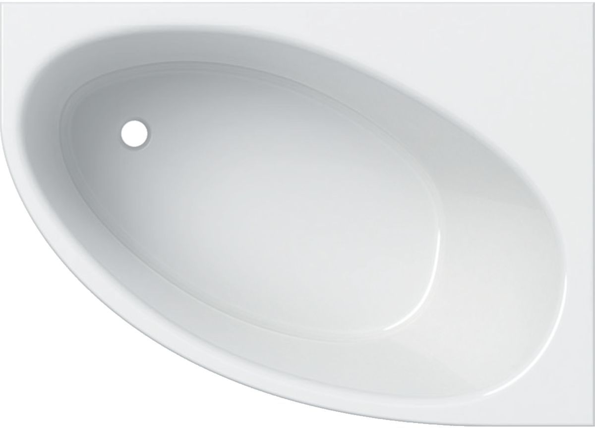Geberit Selnova vasca da bagno angolare 140x100 cm sinistra bianco 554.271.01.1