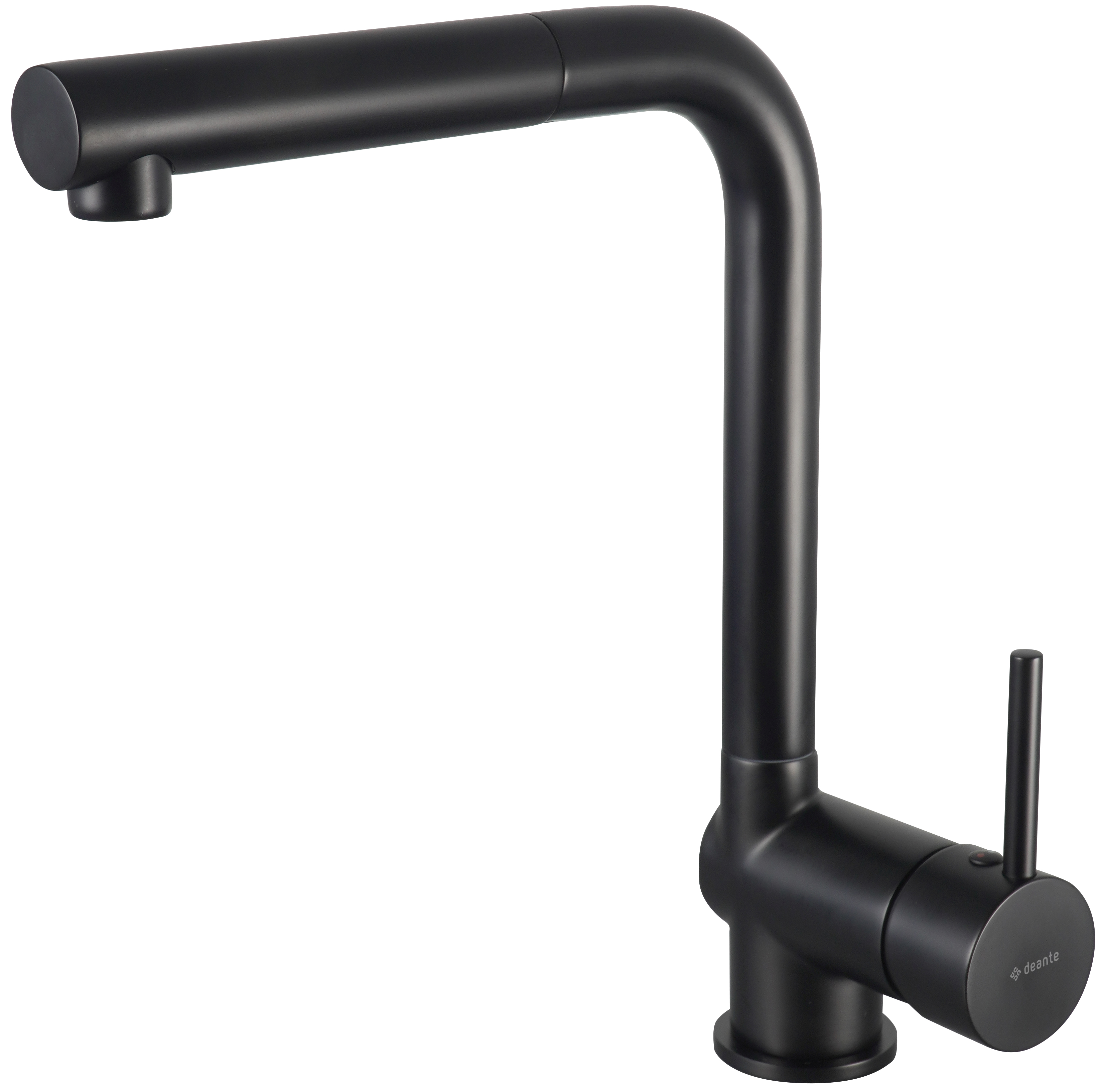 Deante Aster rubinetto da cucina verticale nero BCAN73M