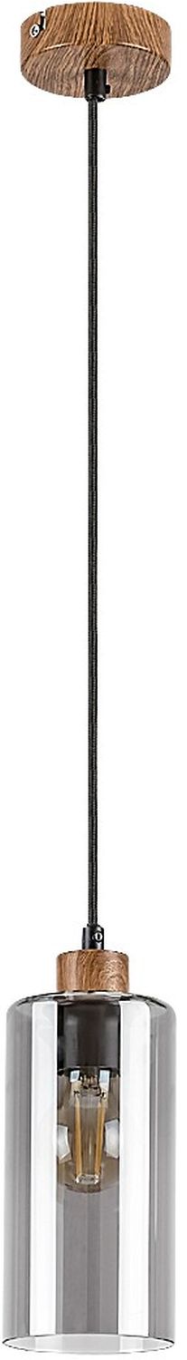 Rabalux Tanno lampada sospesa 1x25 W fumé-legno 72141