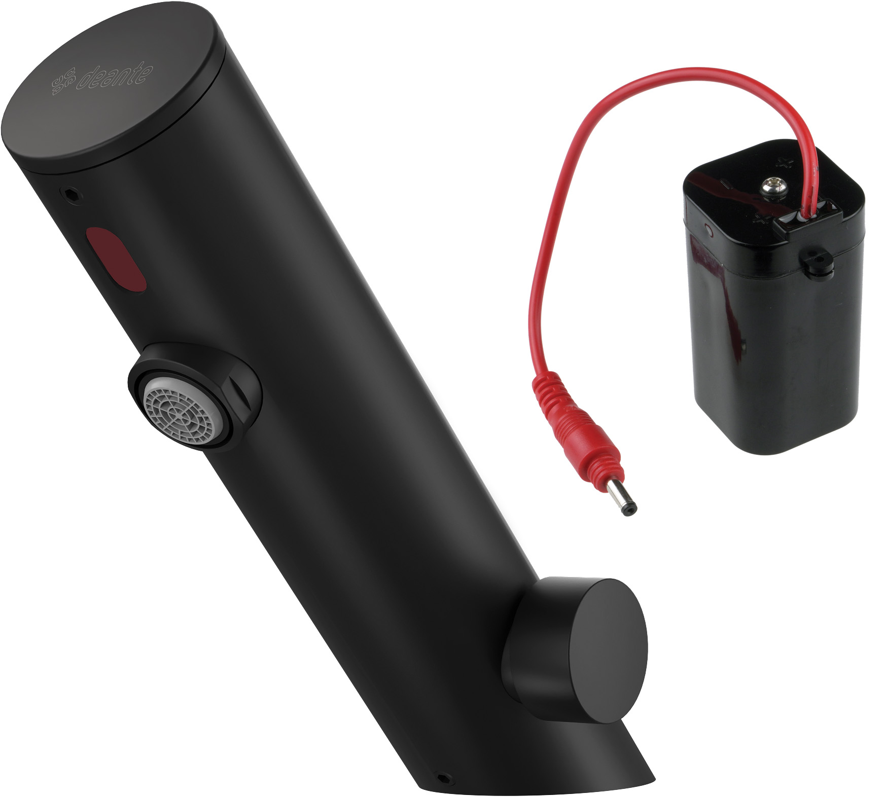 Deante Sense rubinetto per lavabo verticale elettronico nero BQR_N29R