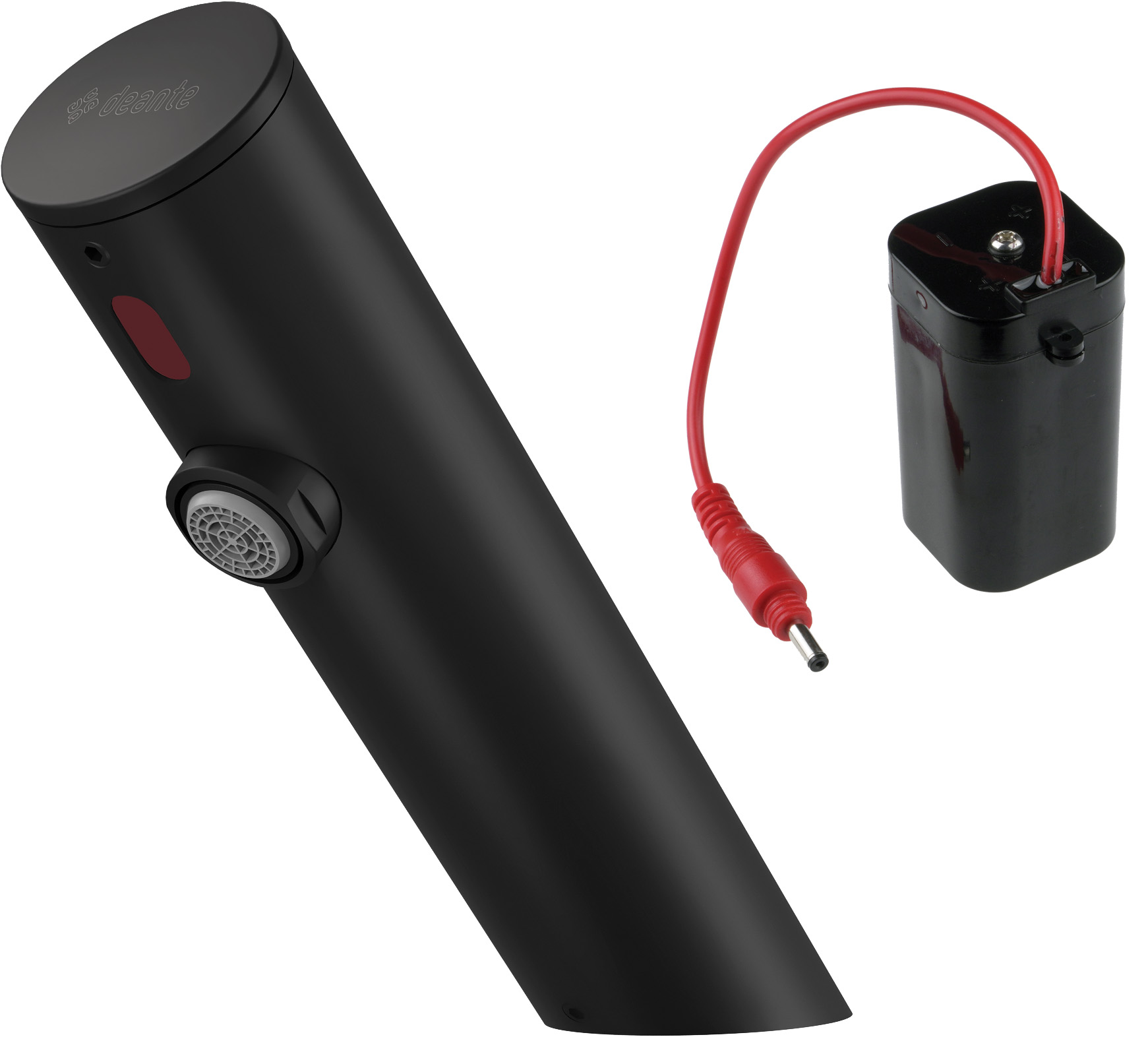 Deante Sense rubinetto per lavabo verticale elettronico nero BQR_N28R