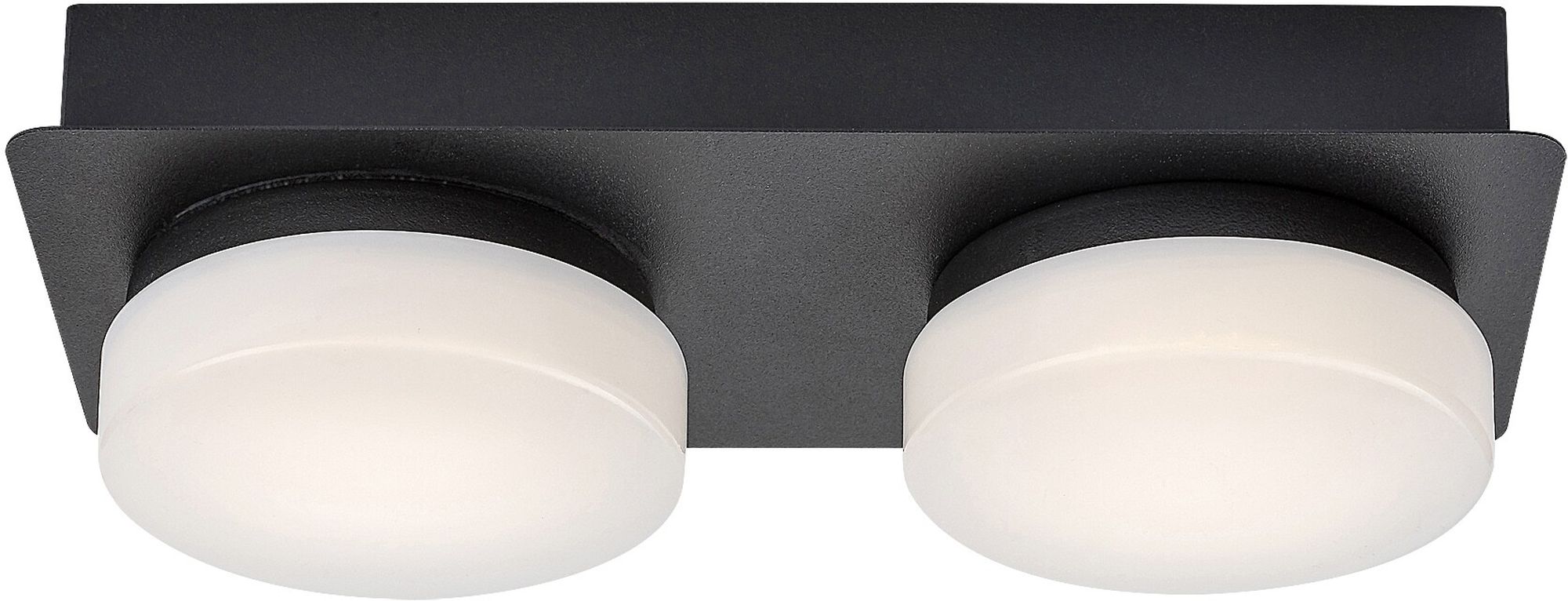 Rabalux Attichus lampada da soffitto 2x11 W bianco-nero 75002