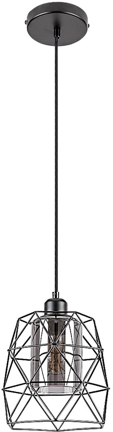 Rabalux Emrys lampada sospesa 1x40 W nero-fumé 72111