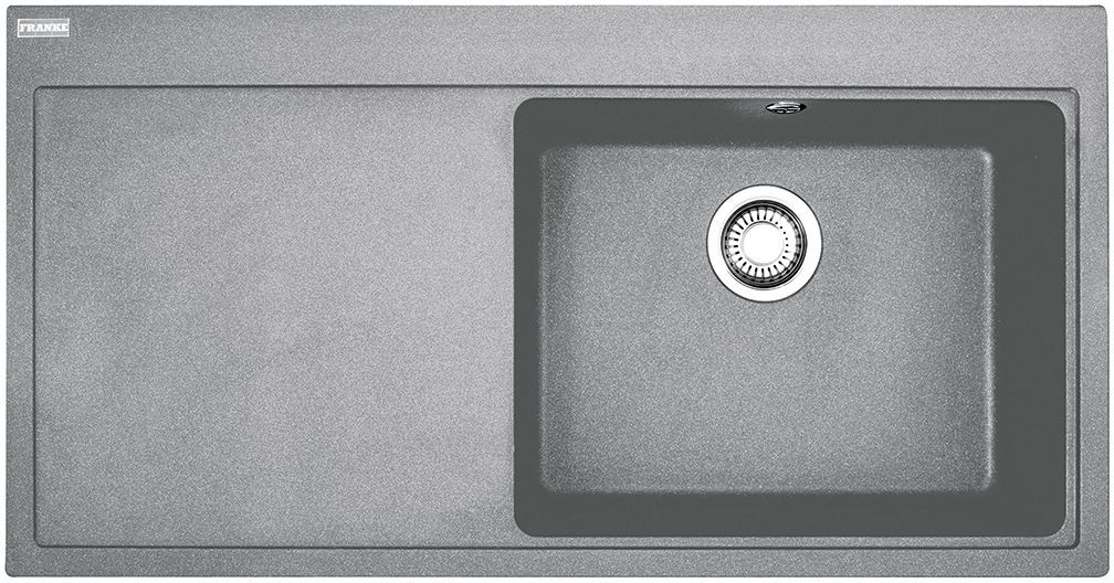 Franke Mythos lavello in granito 100x51.5 cm grigio/grafite/inox 114.0675.938
