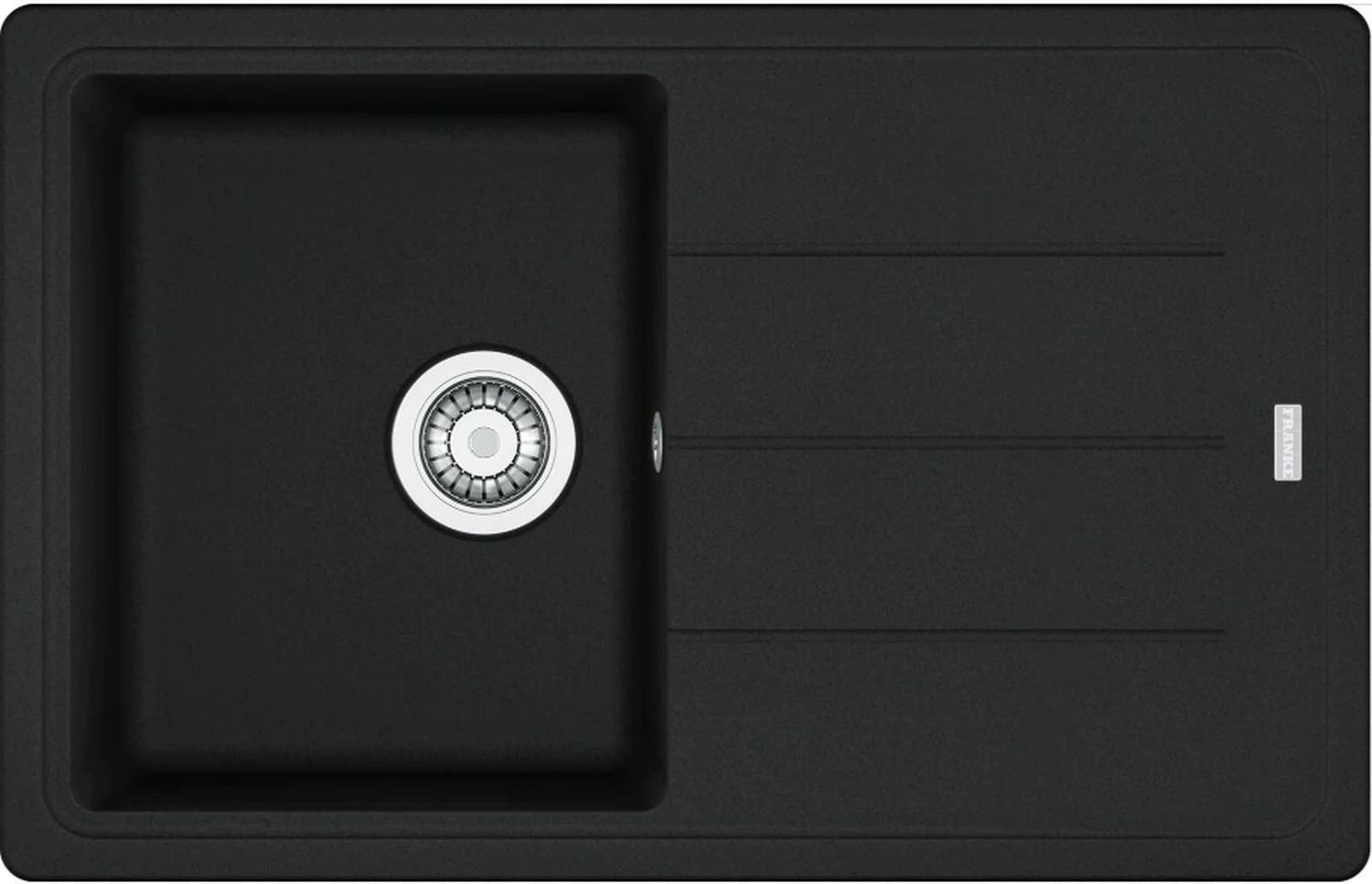 Franke Basis lavello in granito 78x50 cm nero 114.0661.640