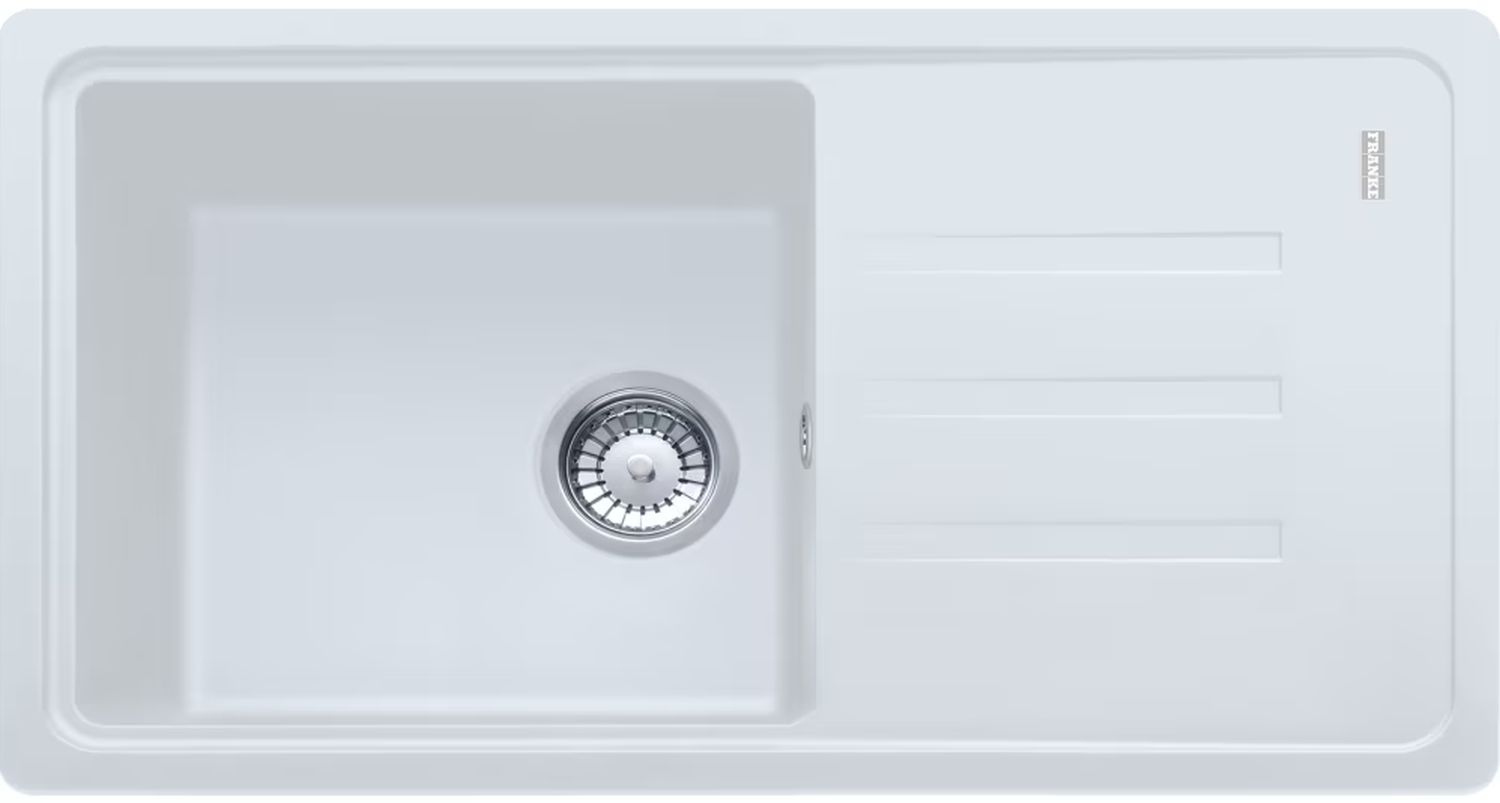Franke Bliss lavello in granito 78x43.5 cm bianco 114.0676.311