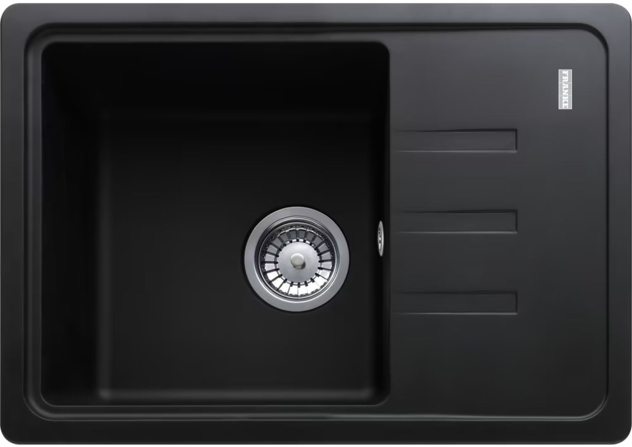 Franke Bliss lavello in granito 62x43.5 cm grigio/grafite/inox 114.0676.317