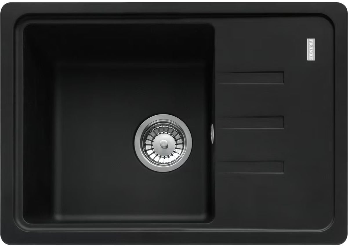 Franke Bliss lavello in granito 62x43.5 cm nero 114.0676.319
