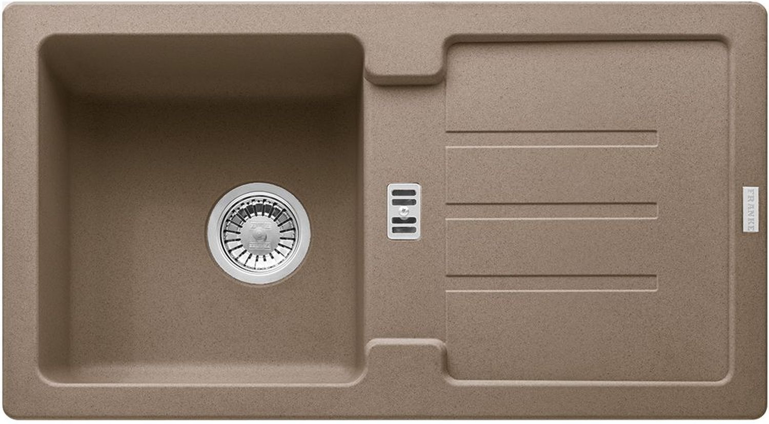 Franke Strada lavello in granito 78x43.5 cm marrone 114.0676.324