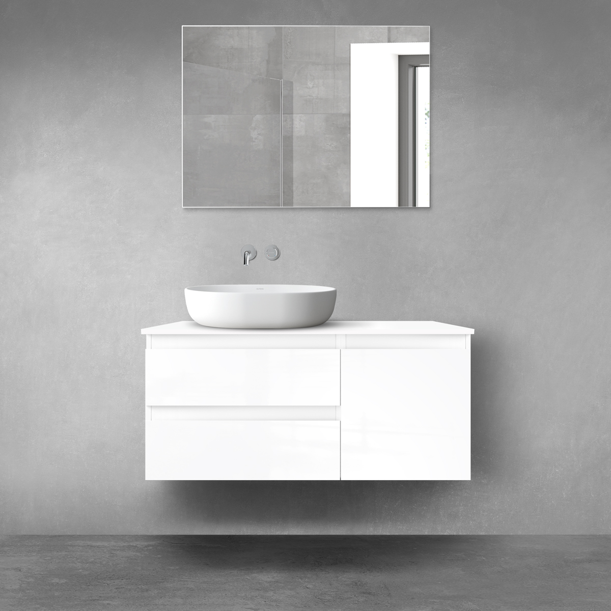 Set armadietto Oltens Vernal 60002000, armadietto Oltens Vernal 60017000, 63006000