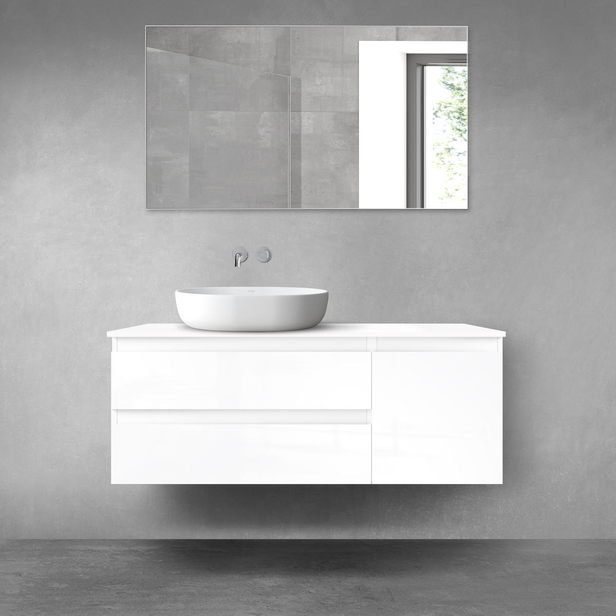 Set armadietto Oltens Vernal 60003000, armadietto Oltens Vernal 60017000, 63007000