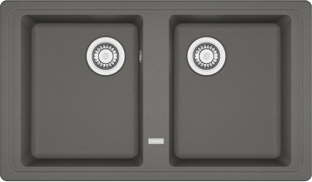 Franke Basis lavello in granito 86x50 cm grigio/grafite/inox 114.0676.268