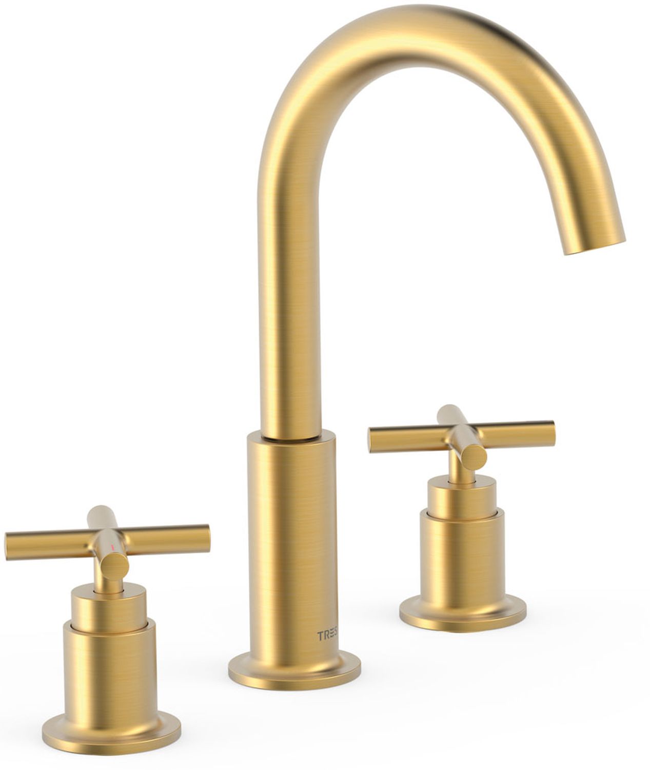 Tres Mont Blanc rubinetto per lavabo verticale oro 28310501OM