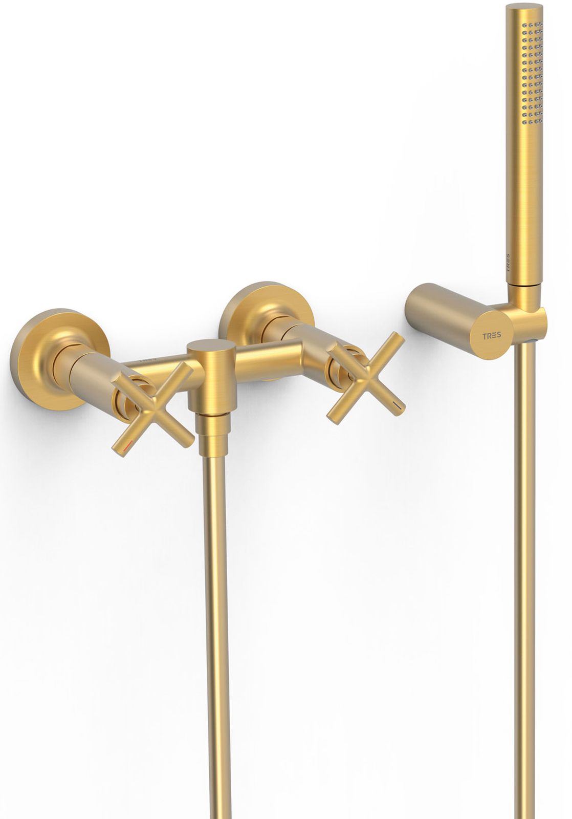 Tres Mont Blanc rubinetto per doccia a parete oro 28316301OM