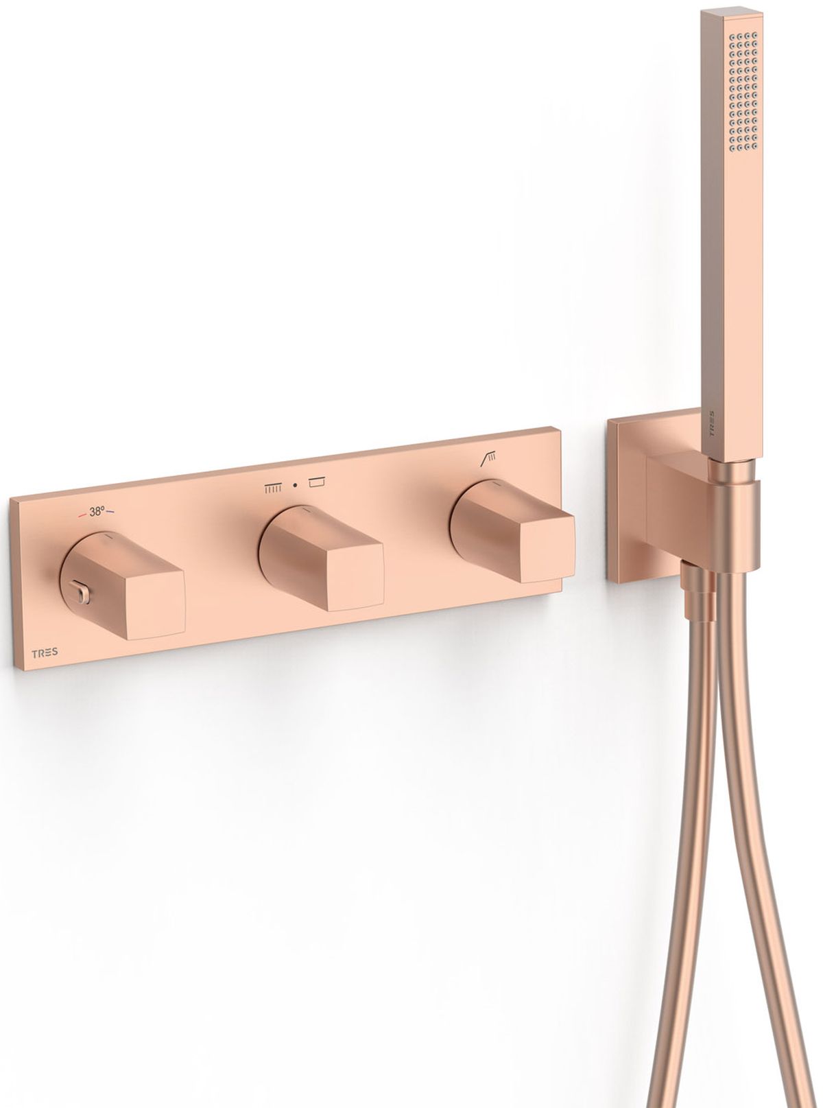Tres B-System rubinetto per vasca e doccia da incasso con termostato || 30725301OPM