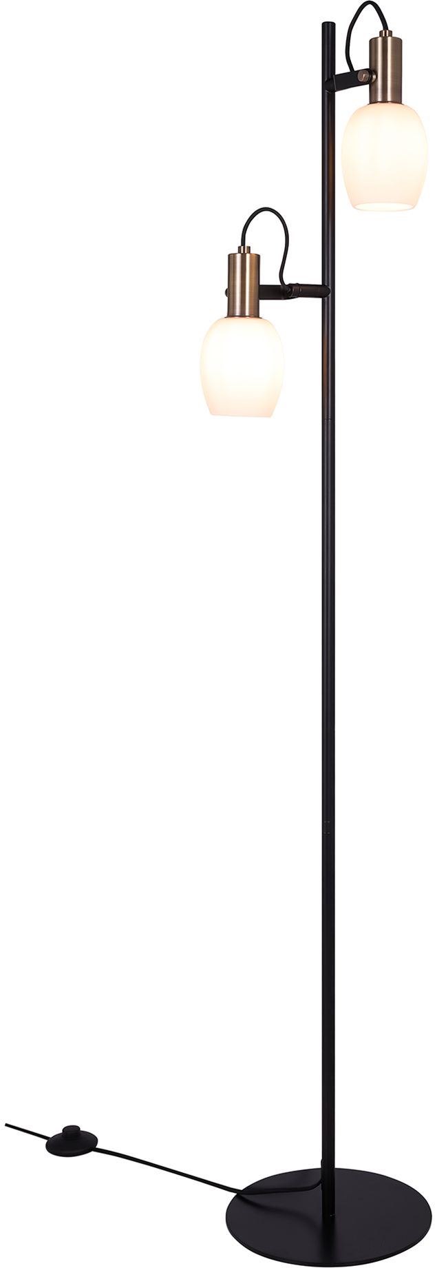 Nordlux Arild lampada da terra 2x40 W nero 2312324003