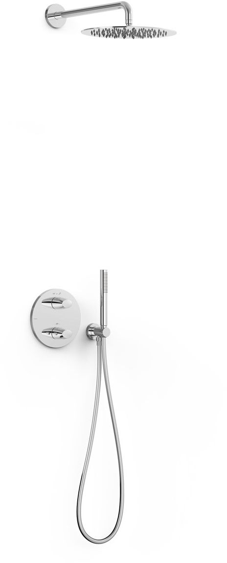 Tres Therm-Box set doccia da incasso con termostato si cromo 28125004