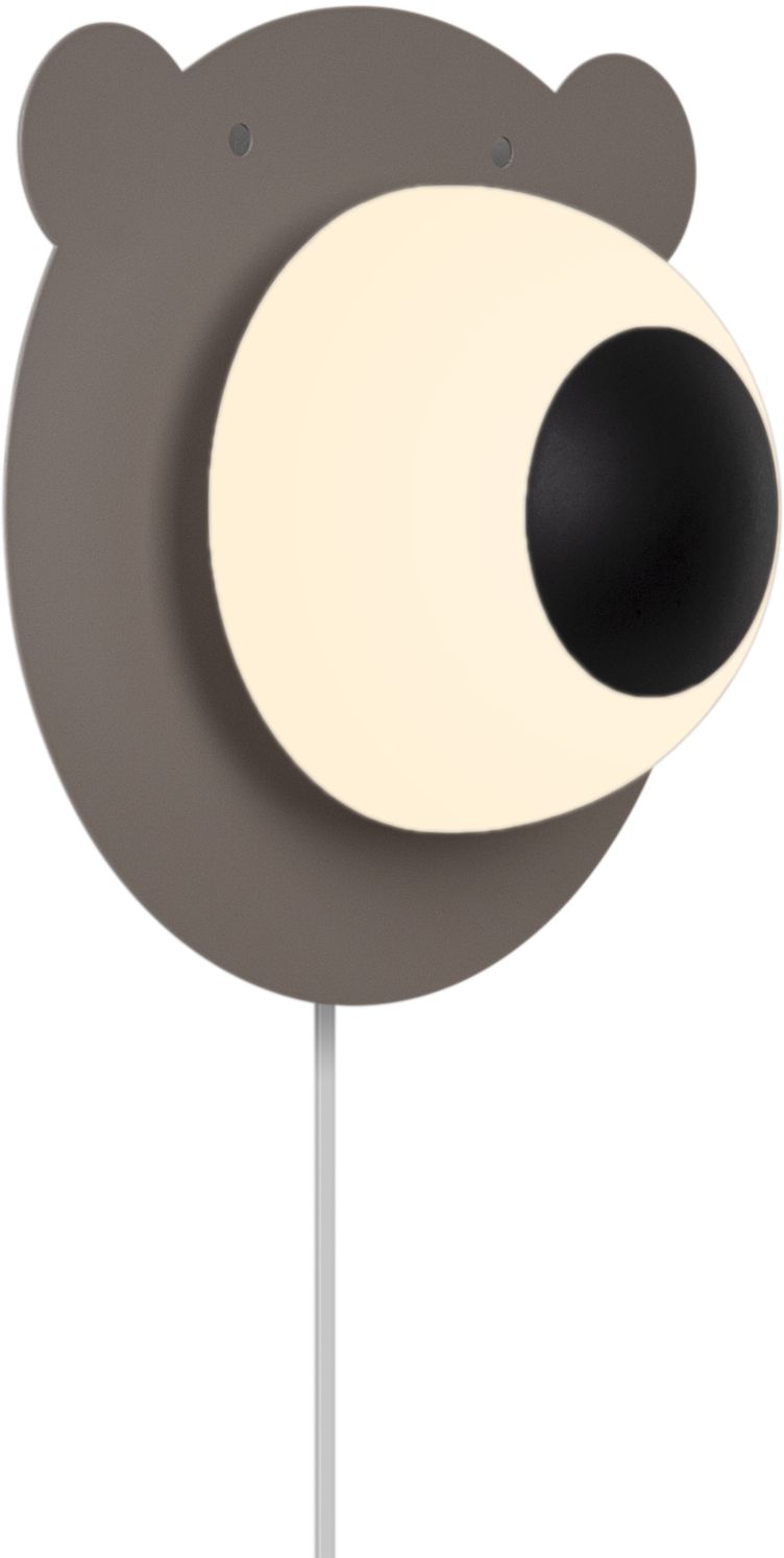 Nordlux Bruna Bear lampada da parete 1x25 W bianco-marrone 2312951018