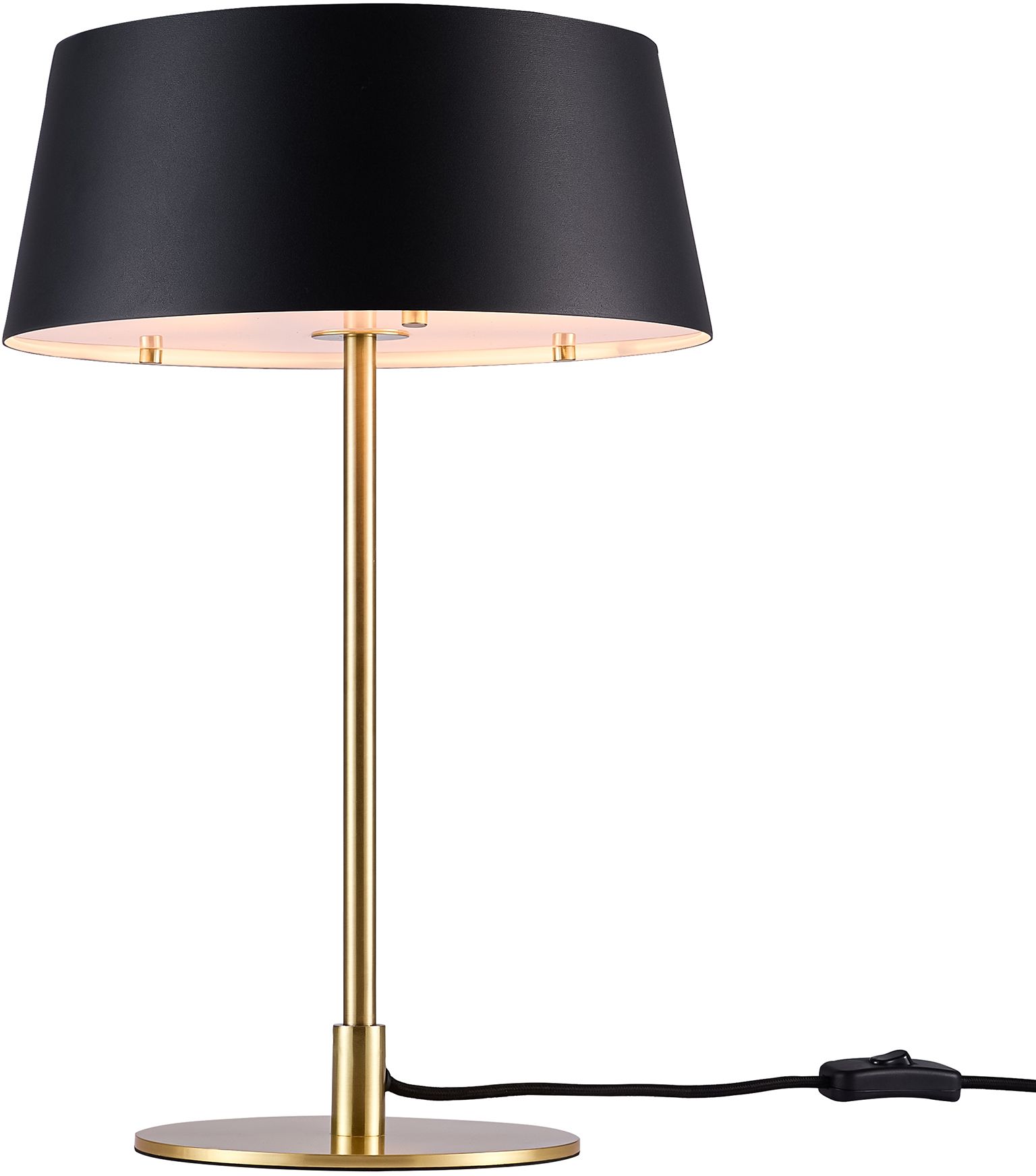 Nordlux Clasi lampada da tavolo 3x10 W nero-oro 2312645003