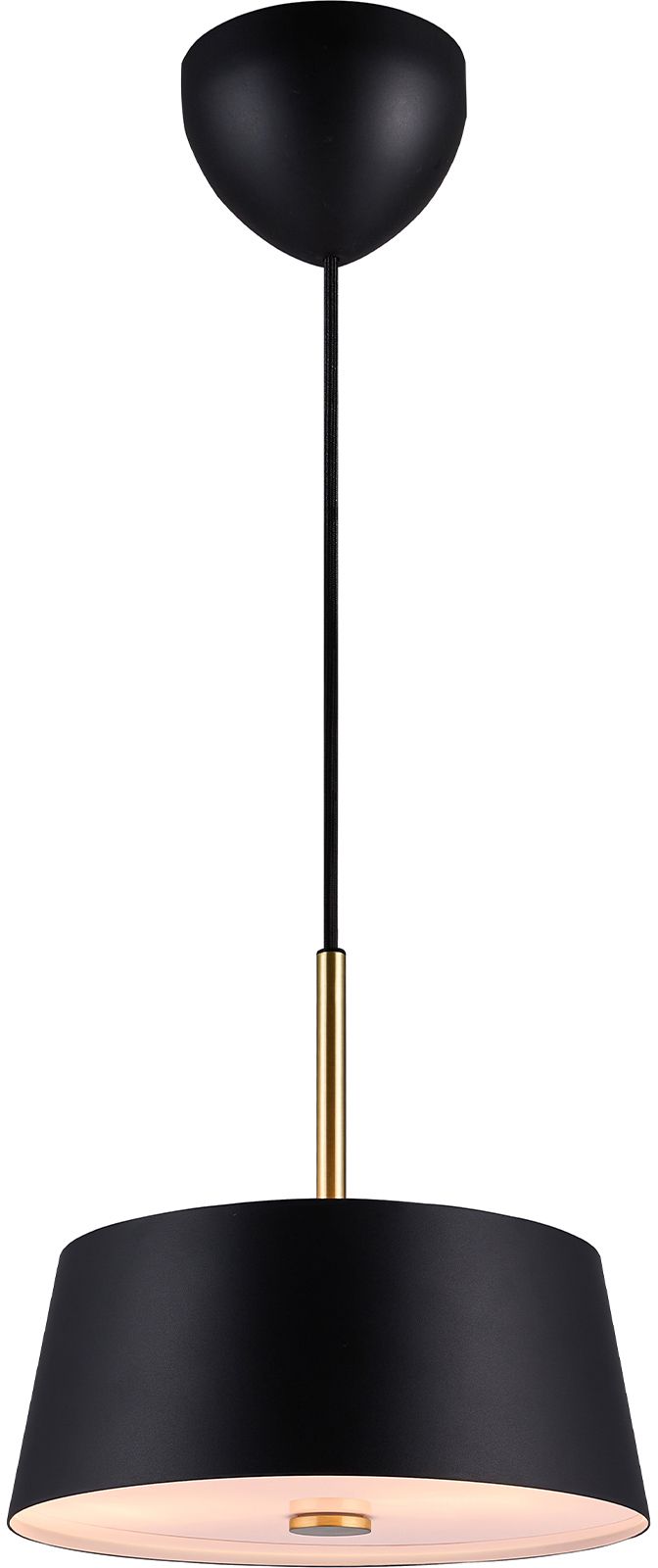 Nordlux Clasi lampada sospesa 3x10 W nero-oro 2312603003