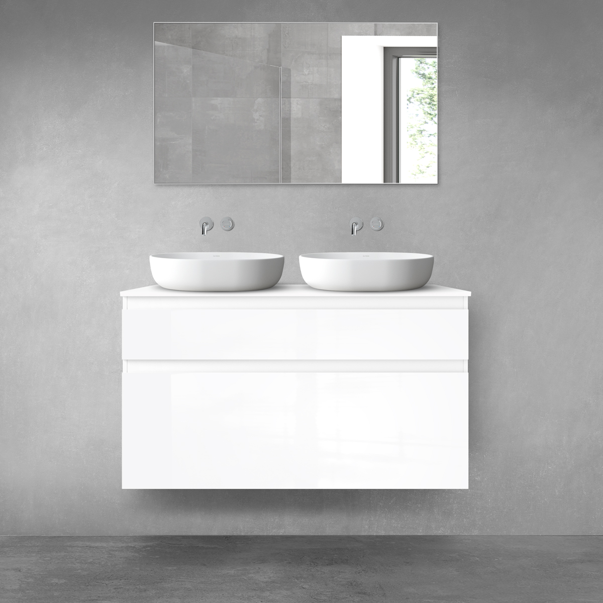 Set armadietto Oltens Vernal 60016000, armadietto Oltens Vernal 60012000, 63007000