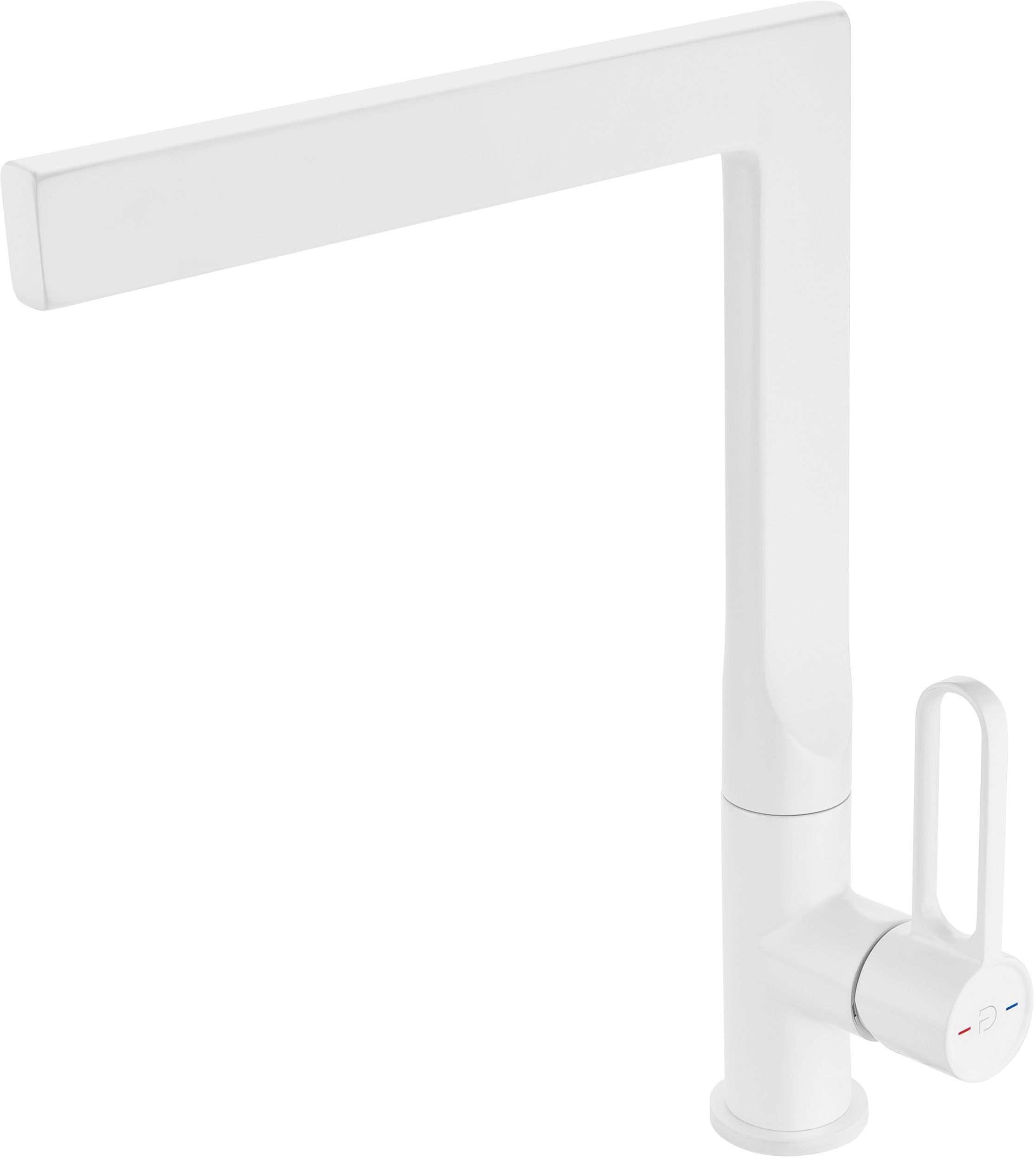 FDesign Zaffiro rubinetto da cucina verticale bianco FD1-ZFR-4-33