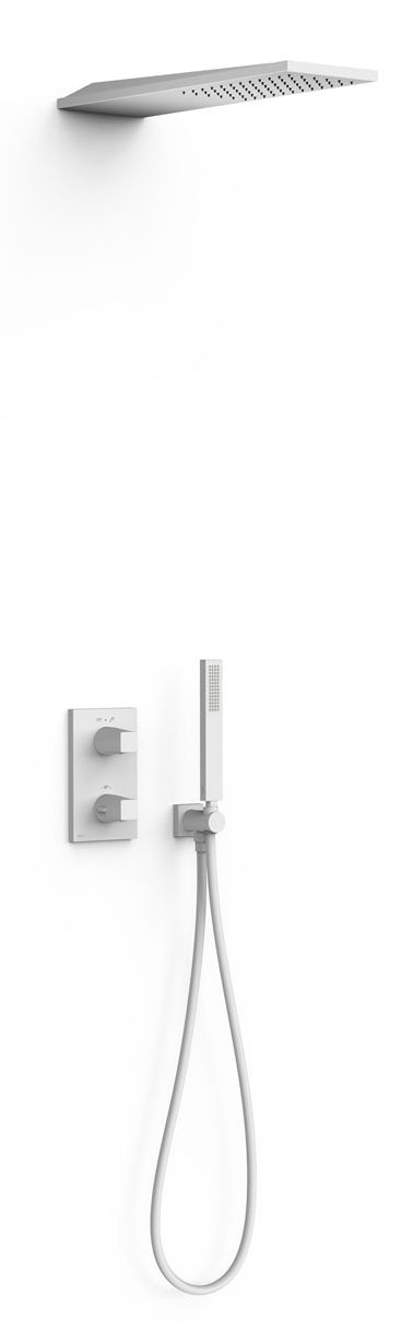 Tres Therm-Box set doccia da incasso con termostato si bianco 21125005BM