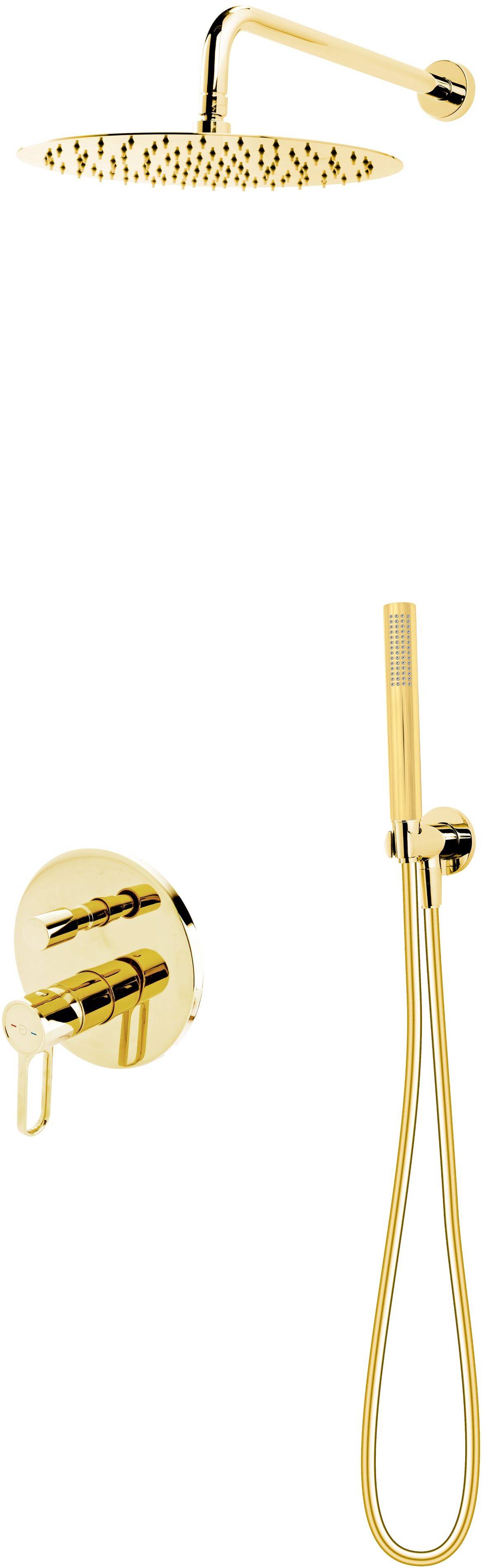 FDesign Zaffiro set doccia da incasso oro FD1-ZFR-7PSET1-55