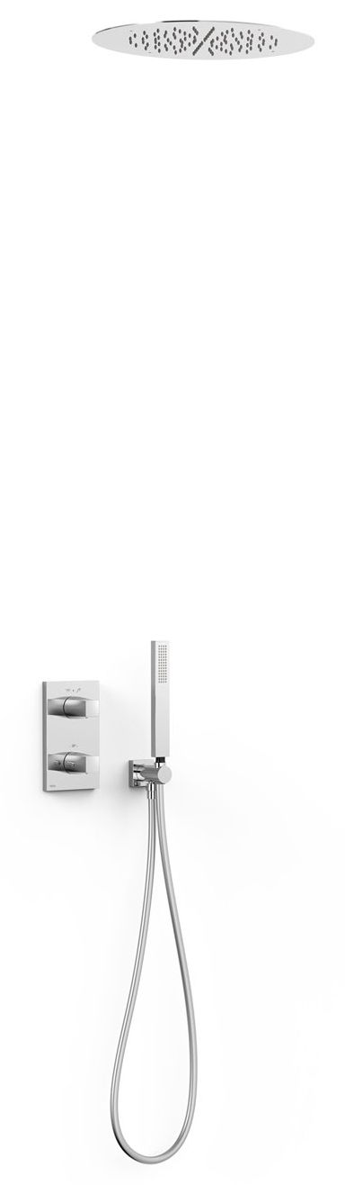 Tres Therm-Box set doccia da incasso con termostato si cromo 21125006