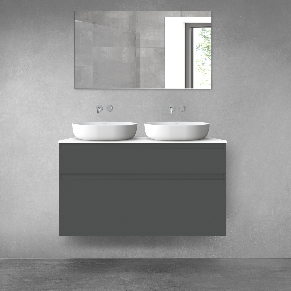 Set armadietto Oltens Vernal 60016400, armadietto Oltens Vernal 60012400, 63007000