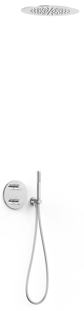Tres Therm-Box set doccia da incasso con termostato si cromo 26225005