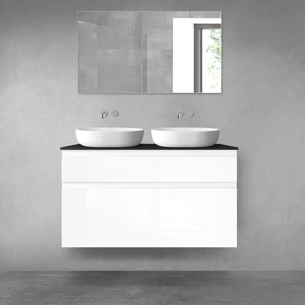 Set armadietto Oltens Vernal 60016000, armadietto Oltens Vernal 60012000, 63007300