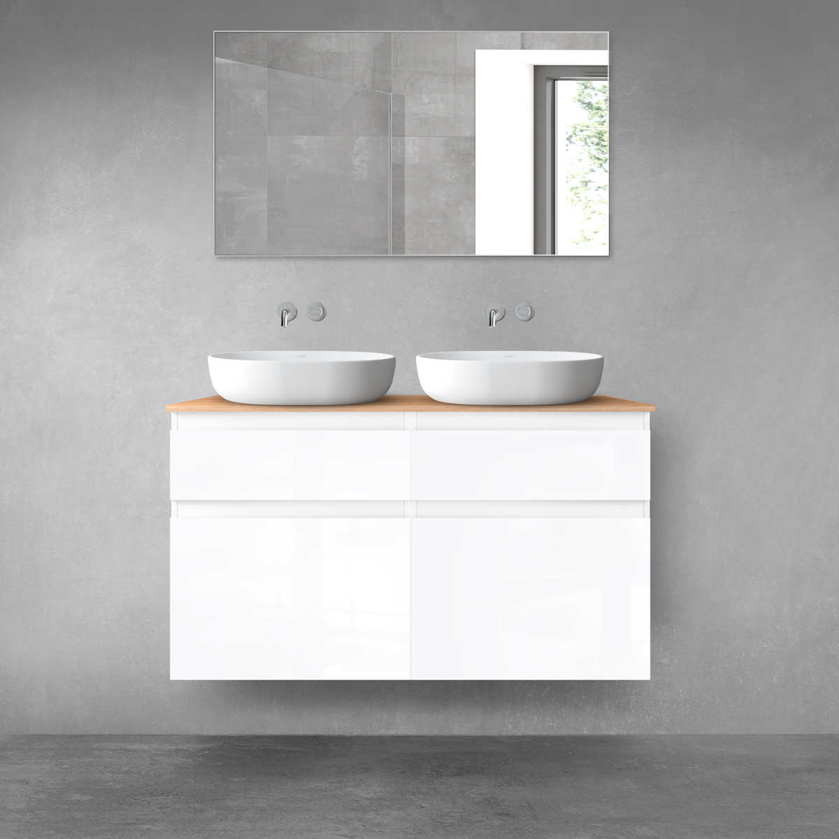 Set armadietto Oltens Vernal 60013000, armadietto Oltens Vernal 60009000, 63007060