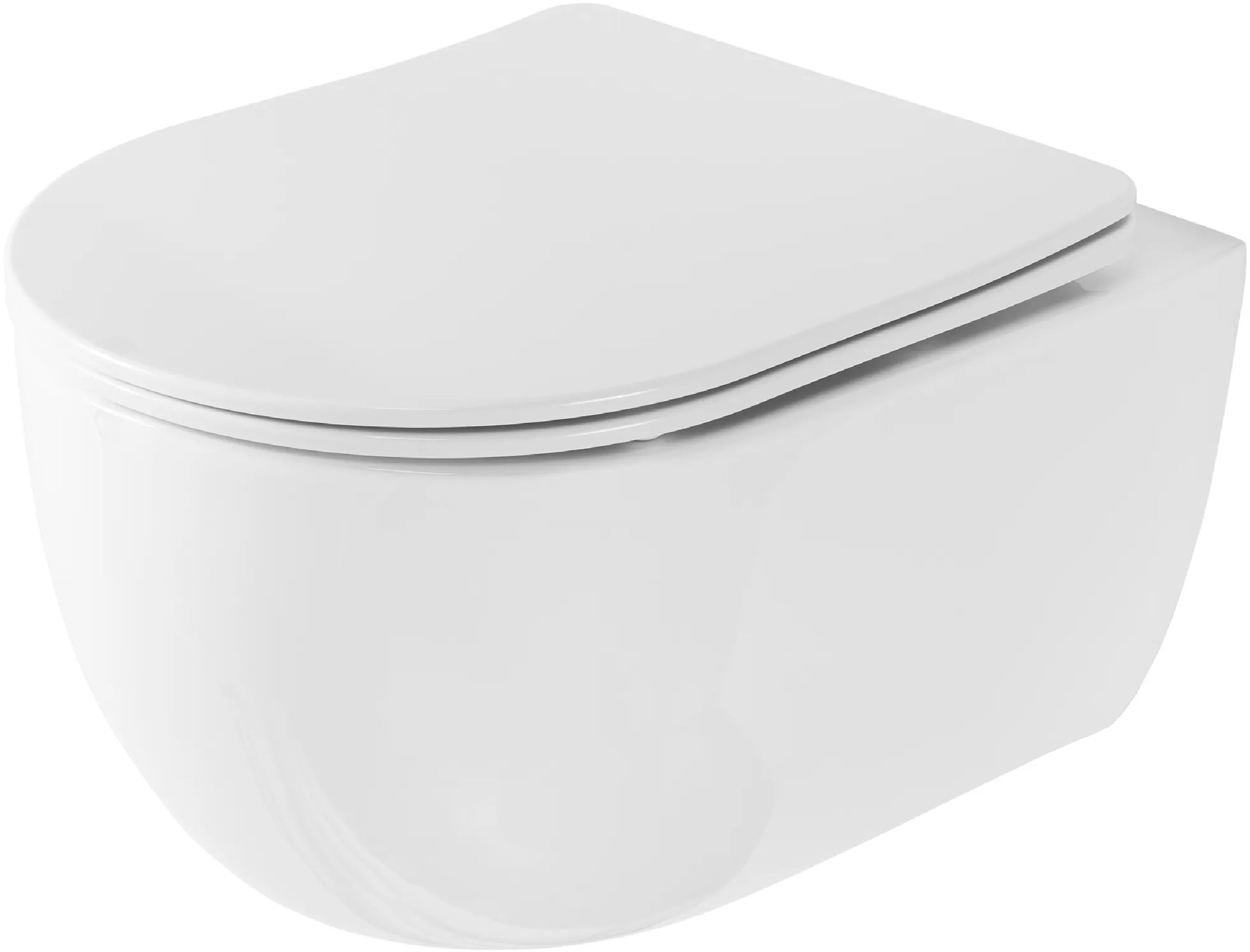 Rea Olivier vaso wc sospeso senza brida bianco REA-C6509
