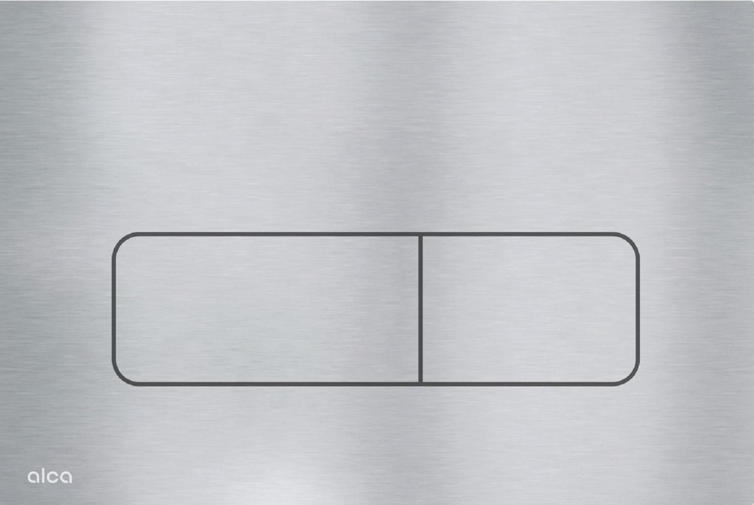 Alca Flat placca di comando per WC acciaio MOON-ALUNOX