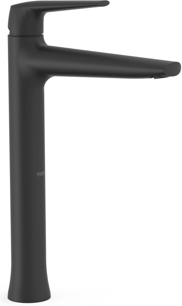 Tres Fuji rubinetto per lavabo verticale nero 28180301NM