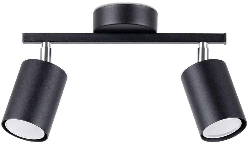 Sollux Lighting Lemmi lampada da soffitto 2x40 W nero SL.1127