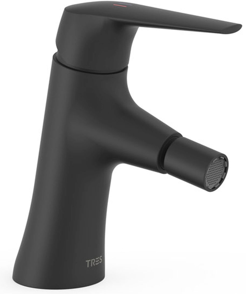 Tres Fuji rubinetto per bidet verticale nero 28112001NM
