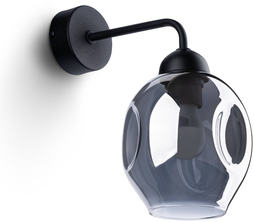 Sollux Lighting Fillan lampada da parete 1x60 W nero SL.1143
