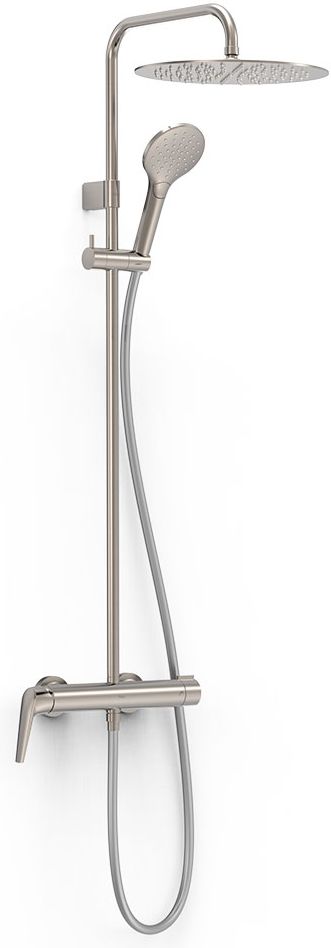Tres Fuji set doccia a parete con soffione acciaio 28119101AC